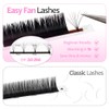 Lunamoon Easy Fan Lashes, Self-Fanning Eyelashes, 2D-20D Volume Eyelashes for