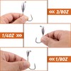 Fishing Jig Head Hooks - 12/24pcs Fishing Tube Jig Heads