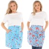 Apron Cotton Colourful Floral Apron Half Apron Cooking Apron, Twin