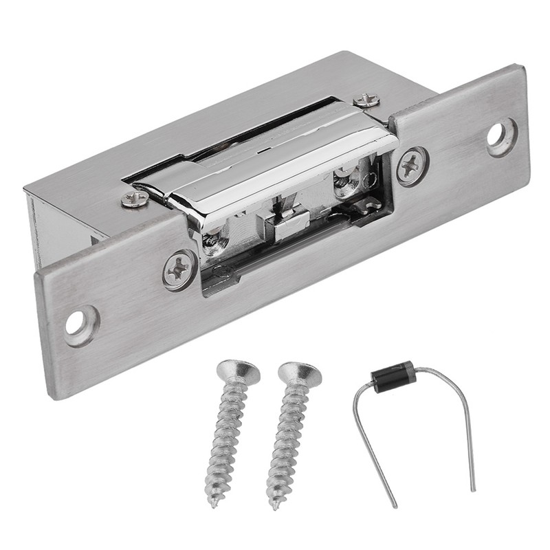 Adjustable Narrow Type Electric Strike Door Lock Double Unlock Mode