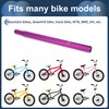 INFINAUTO Bicycle Seatpost 27.2x350mm Bicycle Saddle Post Seat Tube Aluminum