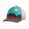 pistil Men's Dusk Trucker Hat, Cinder, Cinder, One Size