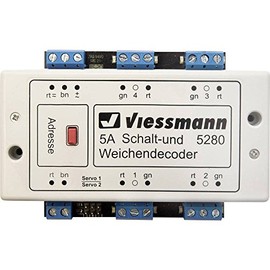 Viessmann Modelltechnik 5280 Viessmann Modellspielwaren Schalt- und Weichendecoder Baustein