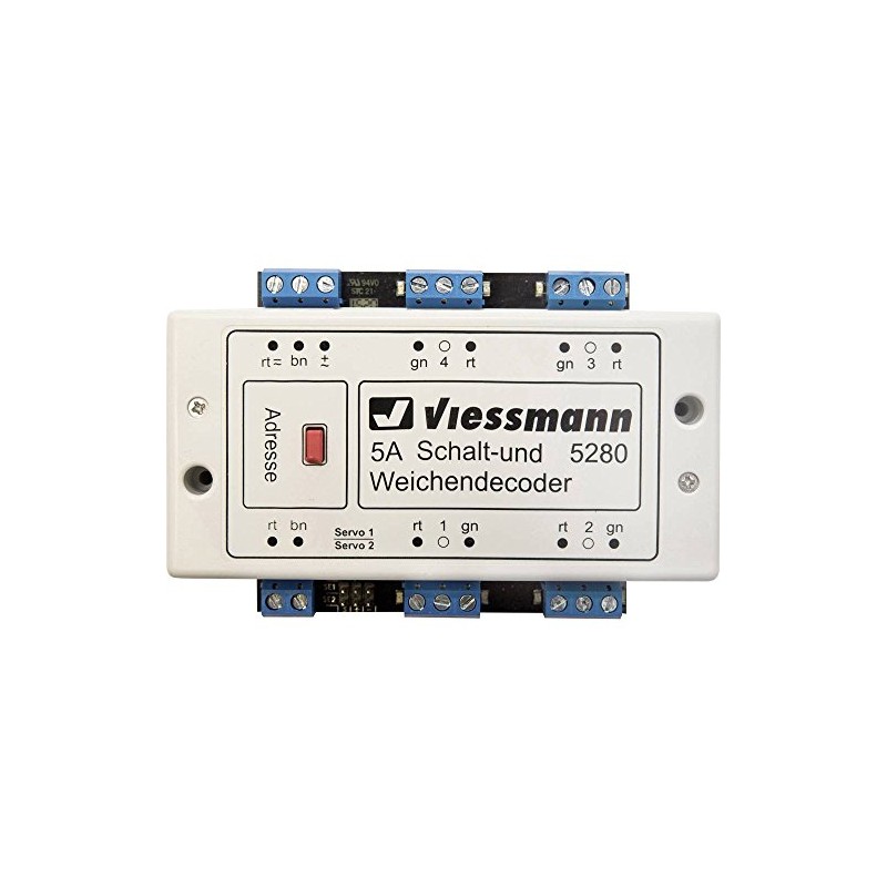 Viessmann Modelltechnik 5280 Viessmann Modellspielwaren Schalt- und Weichendecoder Baustein