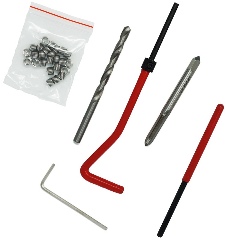 Dapetz ® 15Pcs Helicoil Thread Repair Kit M14 X 1.5