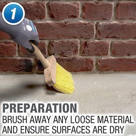 Drybase Liquid Damp Proof Membrane (1 Litre White) - Damp Proofing Paint for Interior & Exterior Walls and Floors. Waterproof Paint