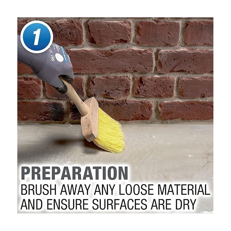 Drybase Liquid Damp Proof Membrane (1 Litre White) - Damp