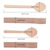 WANDIC Unfinished Wooden, 2 Pcs Craft Whittling Kit, Wood Carving