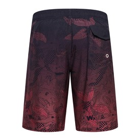 APTRO Men's Swim Trunks Swimming Shorts Board Shorts Quick Dry Beach Shorts Big and Tall Swim Shorts BS023 Red 4XL