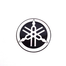 Yamaha Tuning Fork Emblem Sticker, Silver, Genuine Product, 1.8 inches (45 mm)