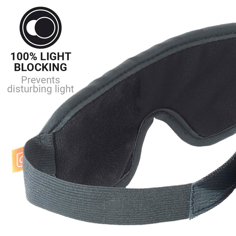 Go Travel Sleepy ZZZ's Luxury Eye Mask - Orange Ref