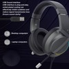 Gaming Headset 7.1 Sound RGB Light 50mm USB Powerful Bass