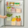 Poeland Fridge Organizer Box Fridge Side Door Storage Container Plastic
