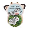 Mud Pie Children's Plush Puppet Book, Mr. Cow