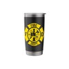 Firefighter Fire Dept. Badge Design Stainless Steel Insulated Tumbler