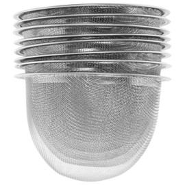 Lurrose 8 Pieces Stainless Steel Tea Infuser Basket Teapot Strainer Mesh Teapot Infuser Replacement for Teapot Cups