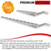 2Pcs Mini Tech Gauge 32nds Brake Pad Measuring Tool, 2-in-1