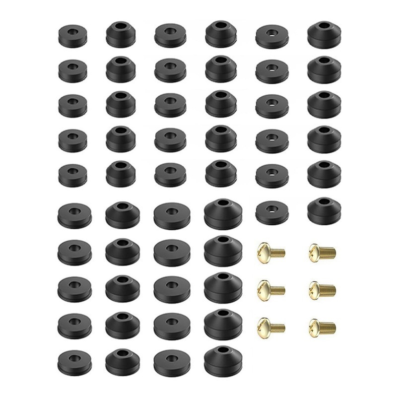 VOANZO 58 PCS Faucet Washers Assortment Flat and Beveled Washers