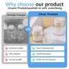 Pack of 6 Cream Dispensers, Airless Pump Dispenser, 15 ml,
