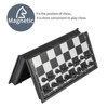 Andux Foldable Magnetic Chess Game Set Board Game with Chess