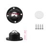 Meprotal Black 360 degree Caster Wheels Black ow Profile Swivel