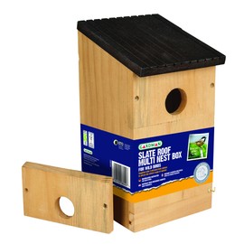 Gardman A04381 Nest Bird Box, Brown, 14x14x24 cm