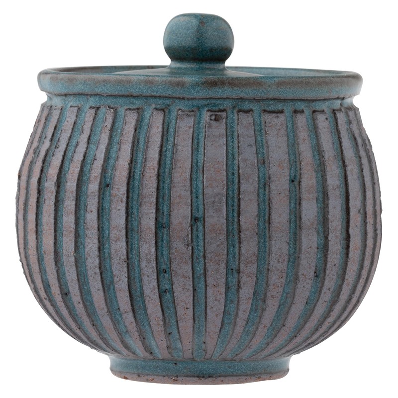 Marui Pottery MR-3-4031 Shigaraki Ware Hephimon Storage Container, Canister, Height