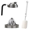 Stainless Steel Mason Jar Pour Spout & Juicer Lid, Reusable