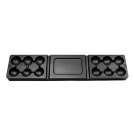 Turbo Dork Non-Stick Silicone Paint Palette, Large Black