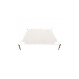 Grow1 Stackable Square Drying Rack 1 Tier 27x27in Collapsible Mesh Tray for Herbs and Plants