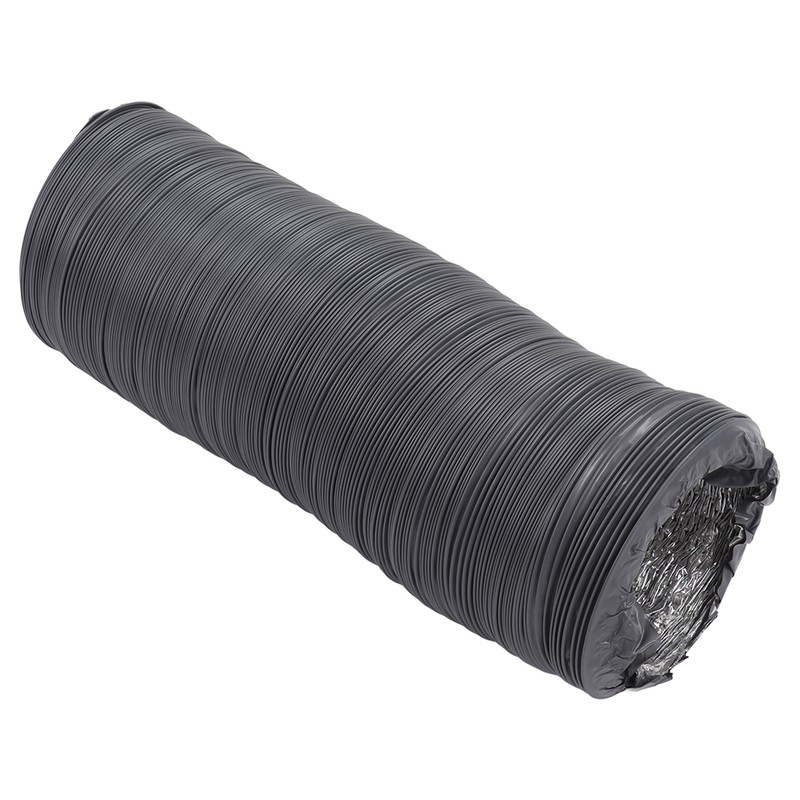 Flexible Aluminum Ducting Duct 1m Length with Clamp for Ventilation