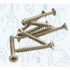 M4 x 30mm Door Hinge Chrome Screws Replacement (Pack of