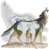 TAOXIBEI Howling Wolf Silicone Resin Mold Wolf Polymer Clay Molds