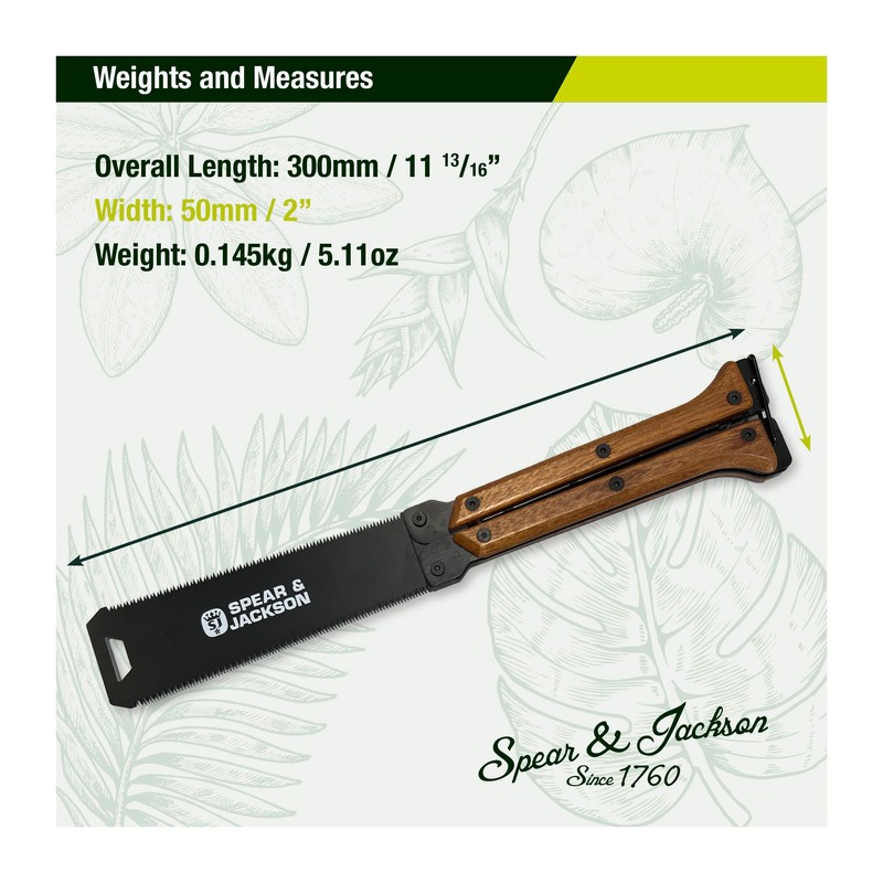 Spear & Jackson 4976KEW Kew Gardens Collection 6 Inch Folding