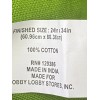 Sleigh Bell Bistro Green Elf Cotton Apron 24”x34” D ring