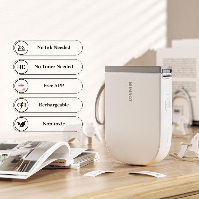 NIIMBOT D11 Upgraded Version Label Maker Machine with 3 Rolls