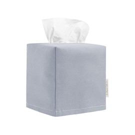 Tissue Box Cover, Reusable Fabric Tissue Holder, Square Canvas Tissue Holders Decorative for Bathroom Vanity Countertop, Bedroom, Tabletop, Living Room