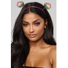 Mardi Gras Headband Festival Glitter Mask Crown Headband for Women