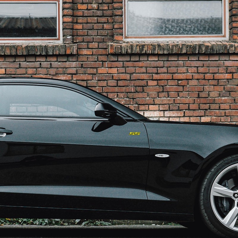 3pcs SS Emblems Car Sticker Universal Fit for All Car