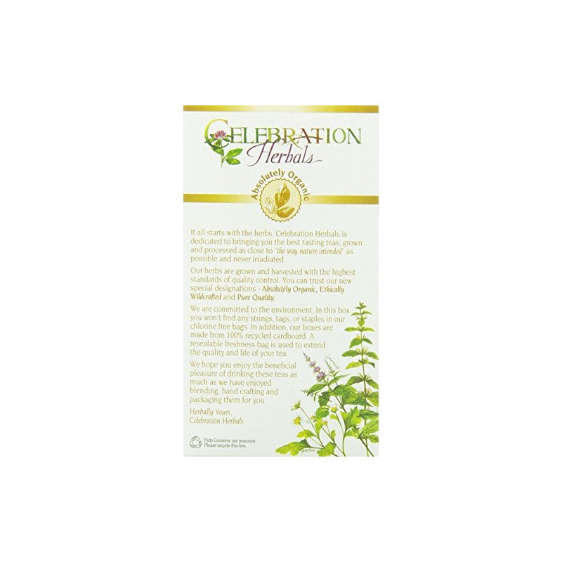 CELEBRATION HERBALS Fenugreek Seed Organic 24 Bag, 0.02 Pound