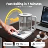 Electric Tea Kettle with Infuser, 1.5L Glass Water Boiler with