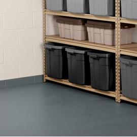 Glidden Grab-N-Go Porch and Floor Interior/Exterior Paint, 1 Gallon, Satin, Dark Gray, 128 Fl Oz (Pack of 1)