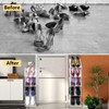 KOCASO Vertical Shoe Rack, 8 Tier Vertical Narrow Tall Shoe