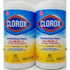 Clorox Disinfecting Wipes Crisp Lemon Scent 85ct Pack of 2