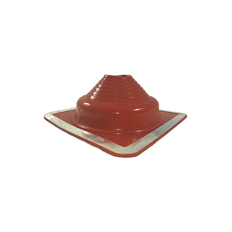 #4 (3" - 7") DEKTITE RED Square Base High Temp