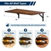 2-Pack Large Wall Mounted Shelf 3x2Ft (36x24In) - 600lbs Capacity