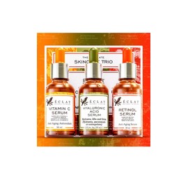 The EQ-Eclat Skincare Facial Serums Skin Care Set, Vitamin C Serum, Enhance Skin Texture, Reduce Fine Lines, And Boost Hydration, 30ml Each, Pack of 3,