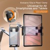 OHITEC Heavy Duty Phone/Tablet Metal Holder Adjustable Foldable Stand for