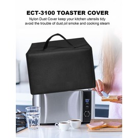ECT-3100 Toaster Cover Ultra Toasts Cover Heat-Resistant Nylon Case for Gourmet ECT-3100 4 Slice MT-110ss Toaster/for Mueller Full Stainless Steel 4 Slice Bread Machine