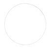 Glorex Metal Ring, Metal, 1 Units, Metal, White, 12 x